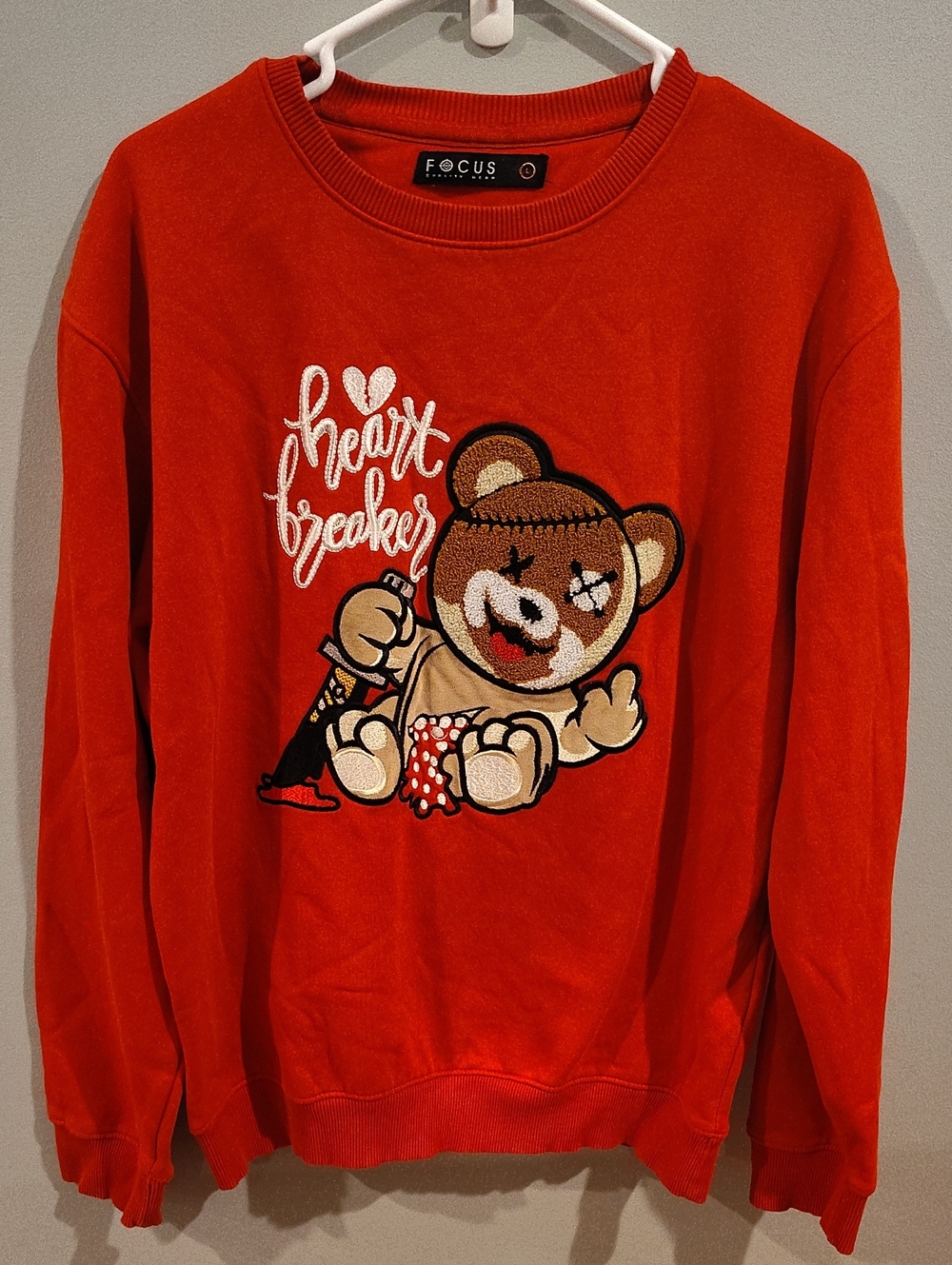 Heart Valentine Crew Neck Sweatshirt